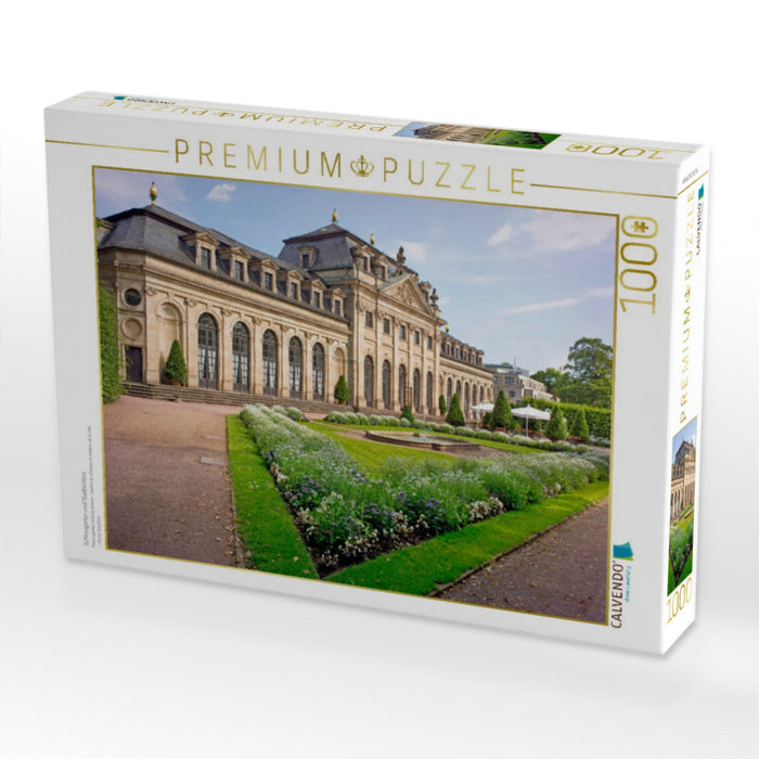 Schlossgarten und Stadtschloss - CALVENDO Foto-Puzzle'