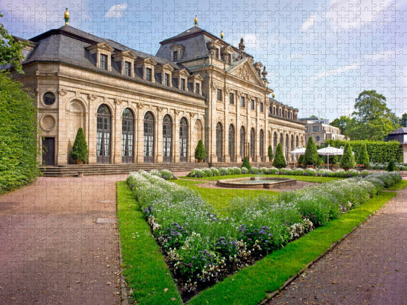 Schlossgarten und Stadtschloss - CALVENDO Foto-Puzzle'