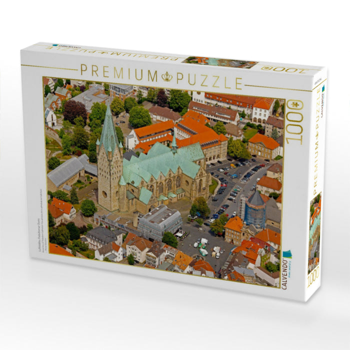 Luftbilddes Paderborner Doms - CALVENDO Foto-Puzzle'