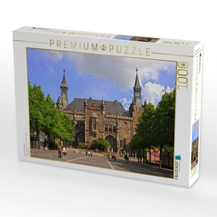 Aachener Rathaus - CALVENDO Foto-Puzzle'