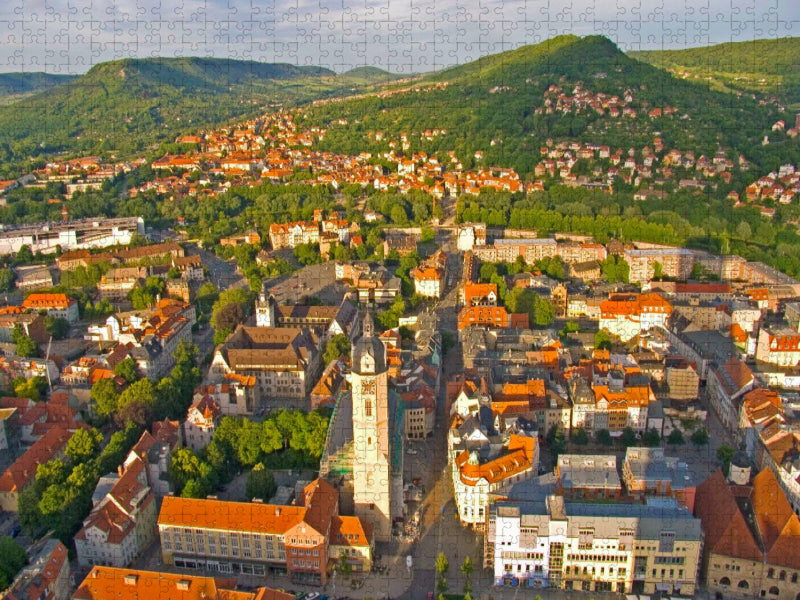 Blick auf den Stadtkern von Jena - CALVENDO Foto-Puzzle'