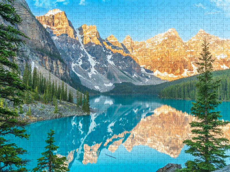 Moraine Lake - CALVENDO Foto-Puzzle'