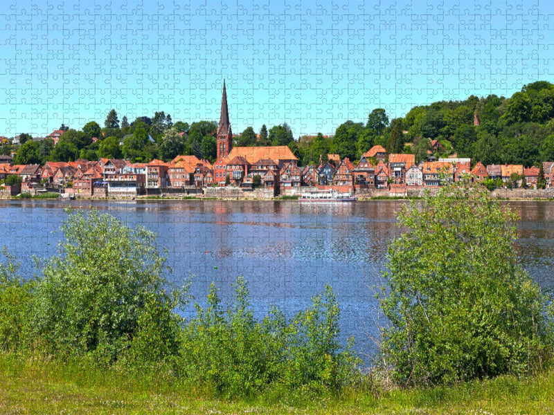 Lauenburg an der Elbe, Schleswig-Holstein - CALVENDO Foto-Puzzle'
