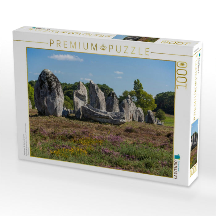Alignement de Kermario, Carnac - CALVENDO Foto-Puzzle'