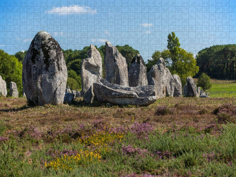 Alignement de Kermario, Carnac - CALVENDO Foto-Puzzle'