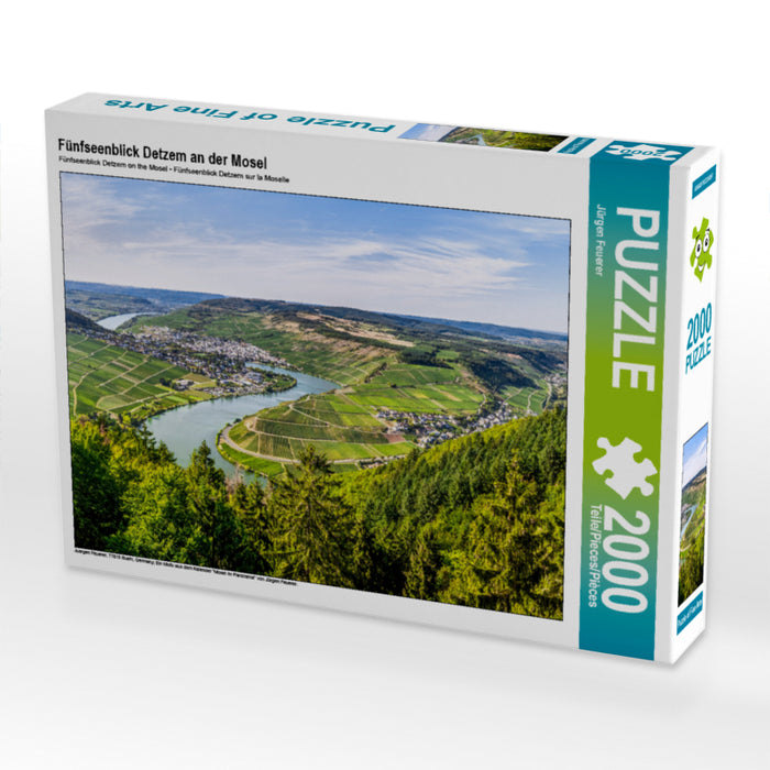 Fünfseenblick Detzem on the Moselle - CALVENDO photo puzzle 