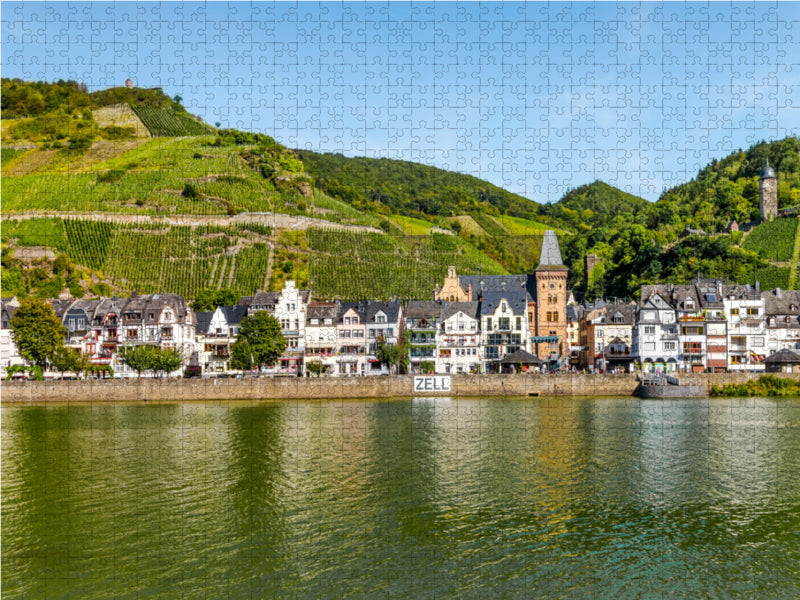 Zell mit Collis-Turm 2000 Teile Puzzle quer - CALVENDO Foto-Puzzle'