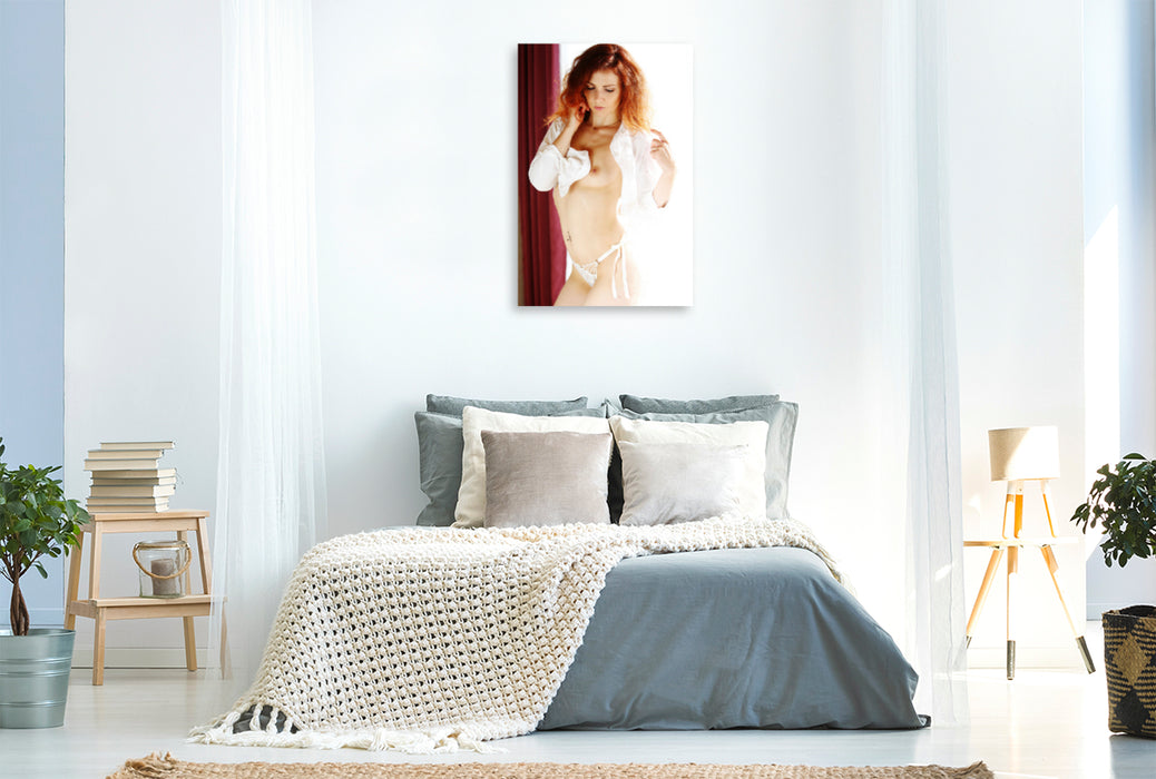 Premium Textil-Leinwand Premium Textil-Leinwand 80 cm x 120 cm  hoch Ein Motiv aus dem Kalender Beauty Akt 2020