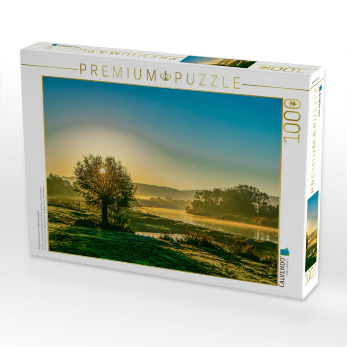 Morgenerwachen im Weserbergland - CALVENDO Foto-Puzzle'