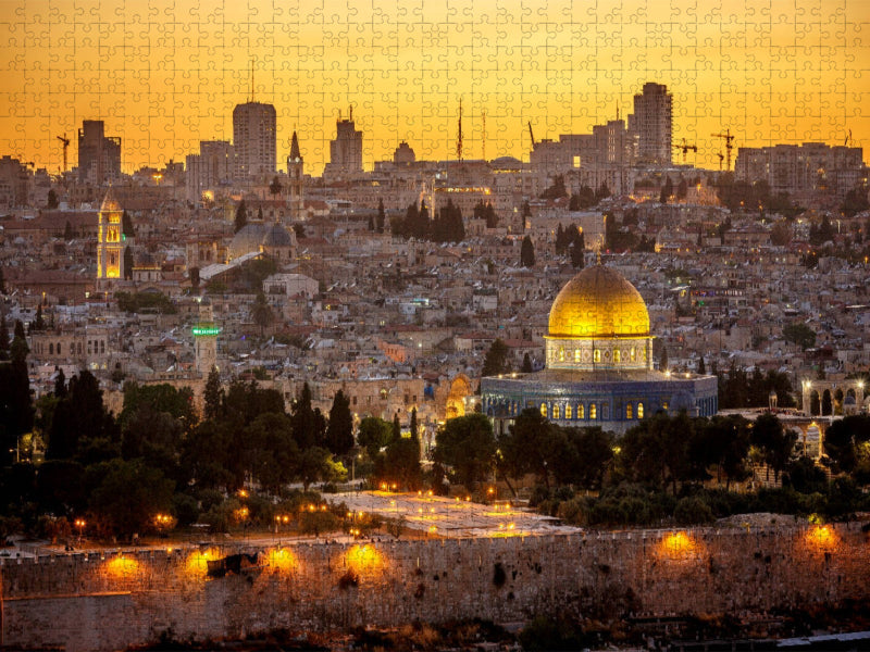 Tempelberg, Jerusalem - CALVENDO Foto-Puzzle'