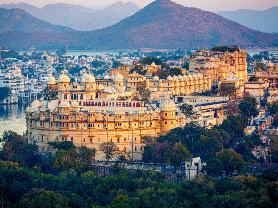 Stadtpalast,Udaipur - CALVENDO Foto-Puzzle'