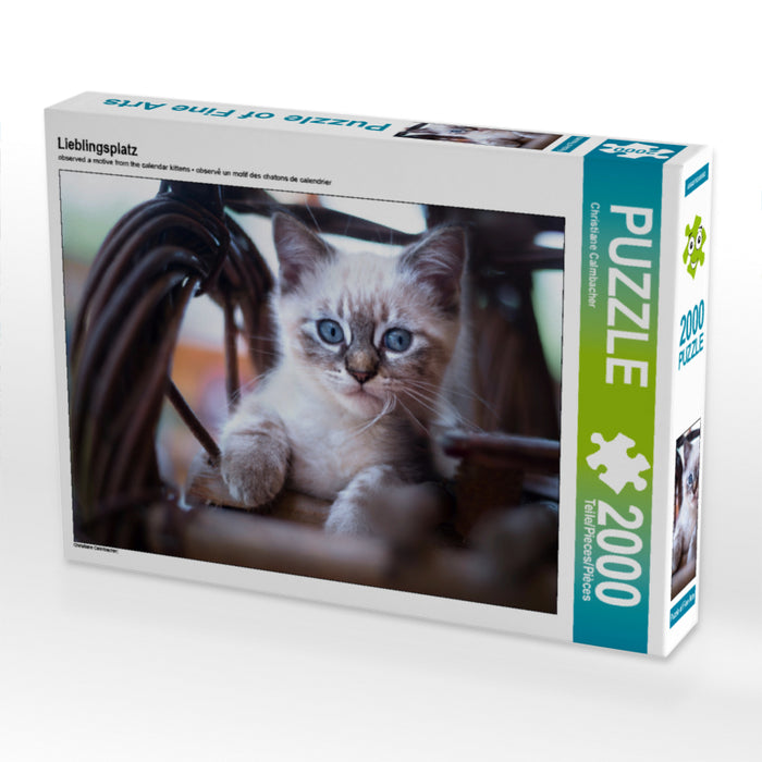 Lieblingsplatz 2000 Teile Puzzle quer - CALVENDO Foto-Puzzle'