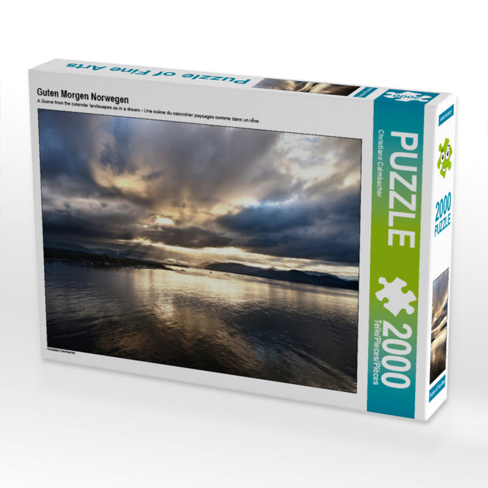 Guten Morgen Norwegen 2000 Teile Puzzle quer - CALVENDO Foto-Puzzle'