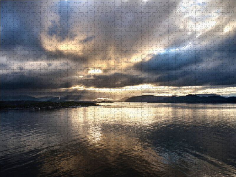 Guten Morgen Norwegen 2000 Teile Puzzle quer - CALVENDO Foto-Puzzle'