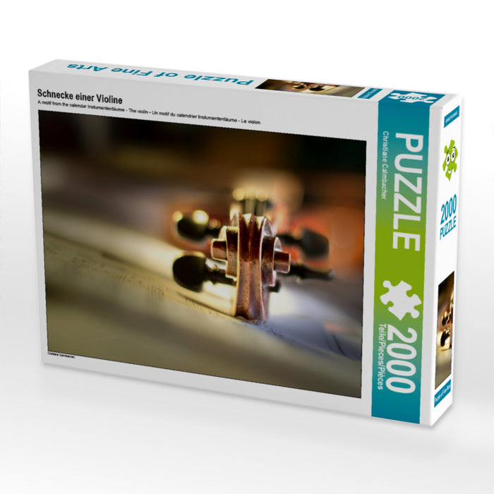 Escargot de violon - Puzzle photo CALVENDO 