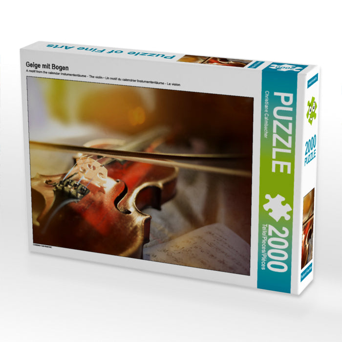 Violin with bow - CALVENDO photo puzzle 