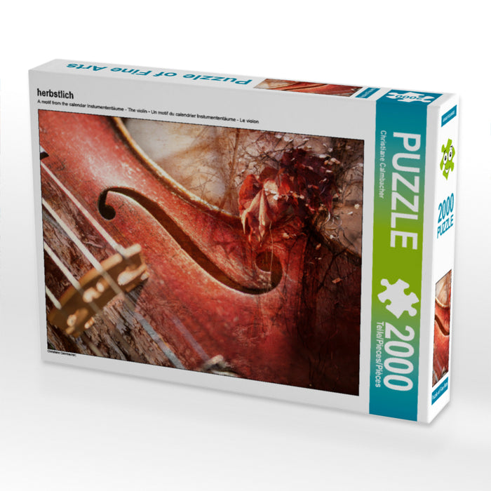herbstlich 2000 Teile Puzzle quer - CALVENDO Foto-Puzzle'
