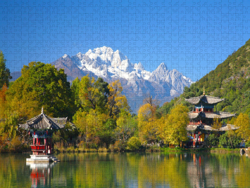Black Dragon Pool - Lijiang / China - CALVENDO Foto-Puzzle'