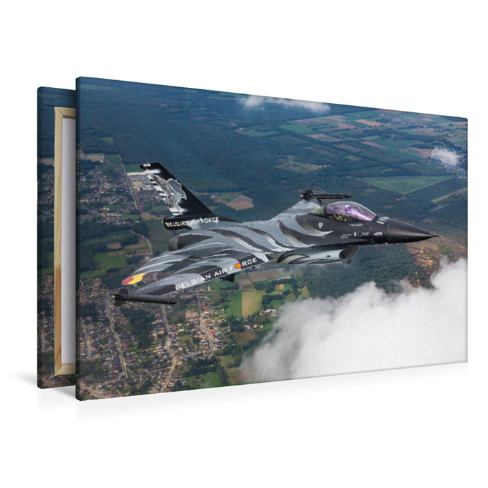 Premium Textil-Leinwand Belgian Air Force - F-16 Fighting Falcon