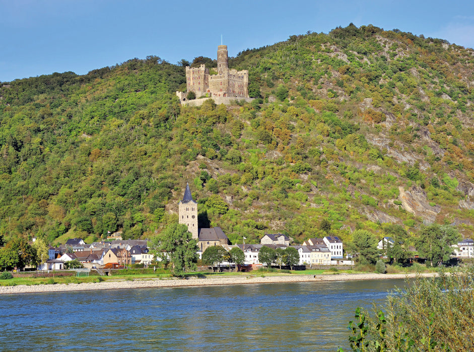 Burg Maus, Kamp-Bornhofen 2000 Teile Puzzle quer - CALVENDO Foto-Puzzle'