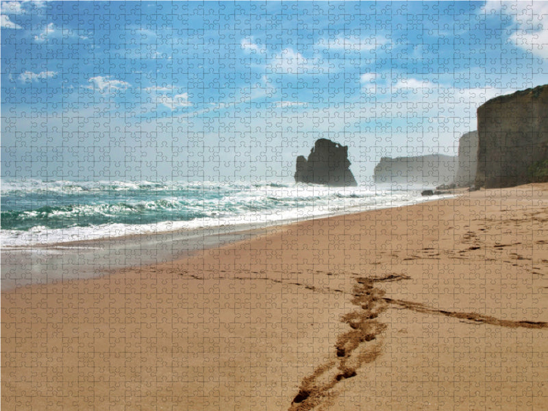 At the Gibson Steps on the Great Ocean Road - CALVENDO photo puzzle 