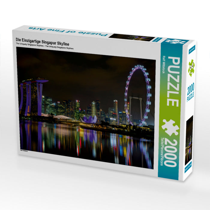 The Unique Singapore Skyline - CALVENDO Photo Puzzle 