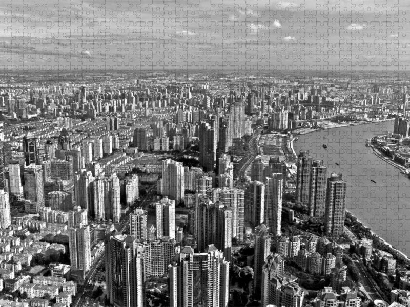 Shanghai Skyline - CALVENDO Foto-Puzzle'