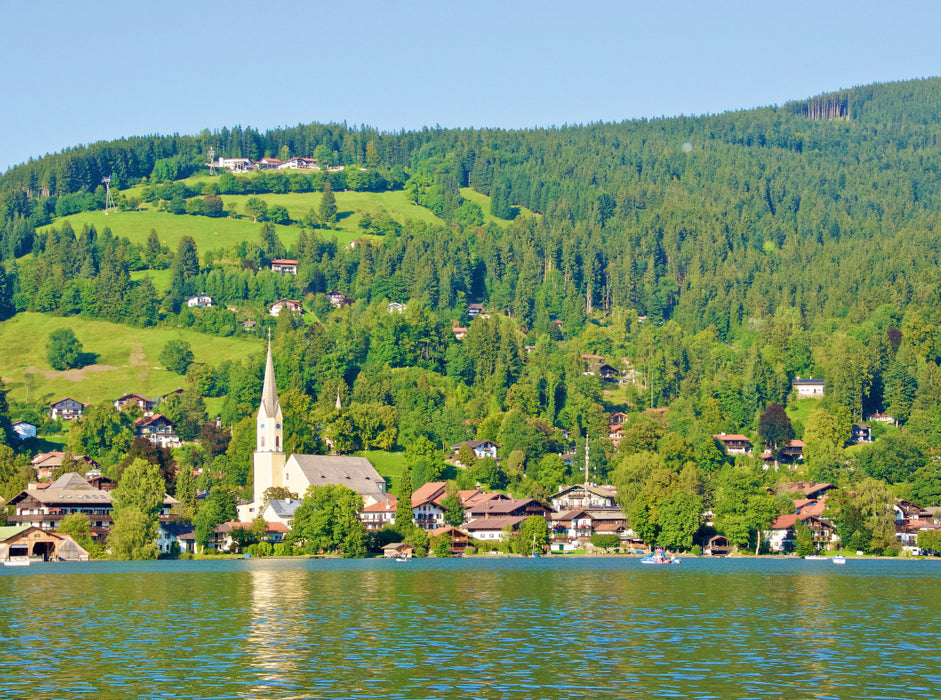 Église de Schliersee - Puzzle photo CALVENDO 