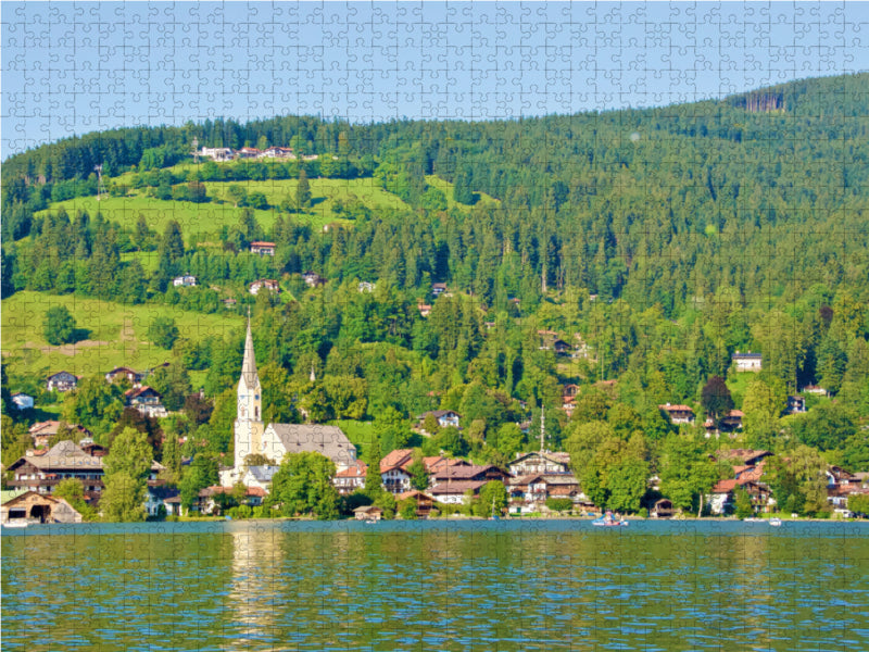 Église de Schliersee - Puzzle photo CALVENDO 