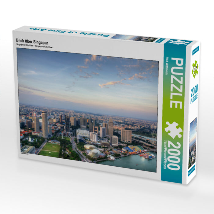 View over Singapore - CALVENDO photo puzzle 