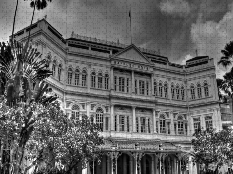 Raffles Hotel 2000 Teile Puzzle quer - CALVENDO Foto-Puzzle'