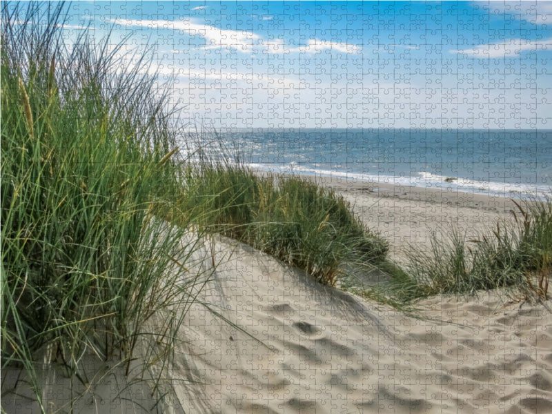 Düne mit Strandgras 2000 Teile Puzzle quer - CALVENDO Foto-Puzzle'