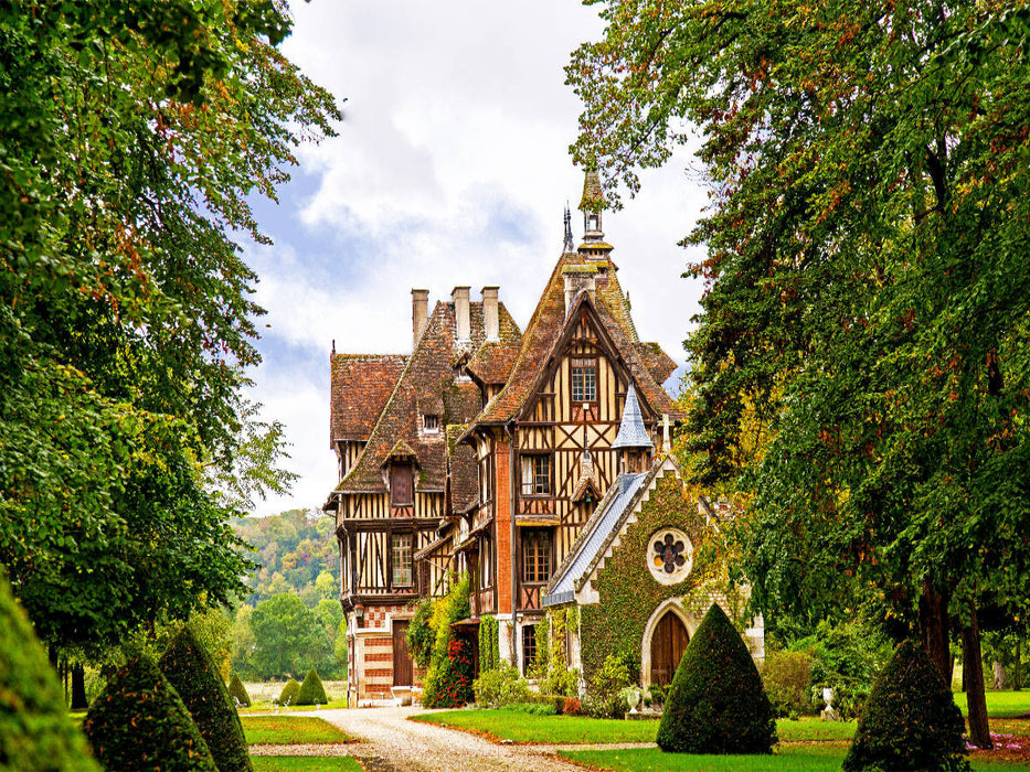 Das märchenhafte Herrenhaus Manoir de Villers - CALVENDO Foto-Puzzle'
