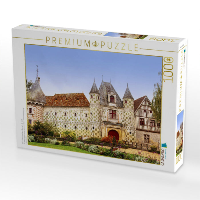 Das Château de Saint-Germain-de-Livet - CALVENDO Foto-Puzzle'