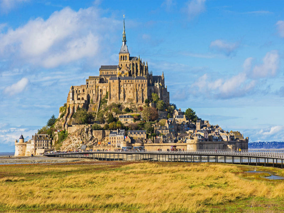 Der Klosterberg Mont Saint-Michel - CALVENDO Foto-Puzzle'