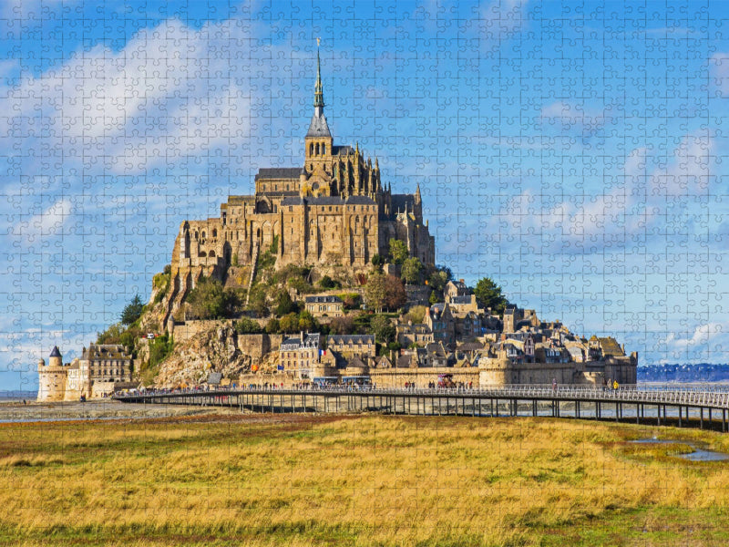 Der Klosterberg Mont Saint-Michel - CALVENDO Foto-Puzzle'