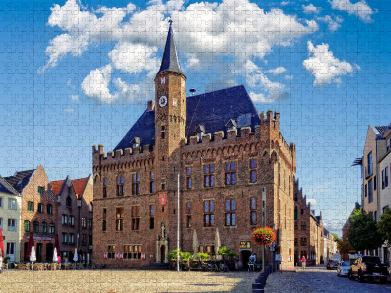 Kalkar, historisches Rathaus von 1445/46 - CALVENDO Foto-Puzzle'