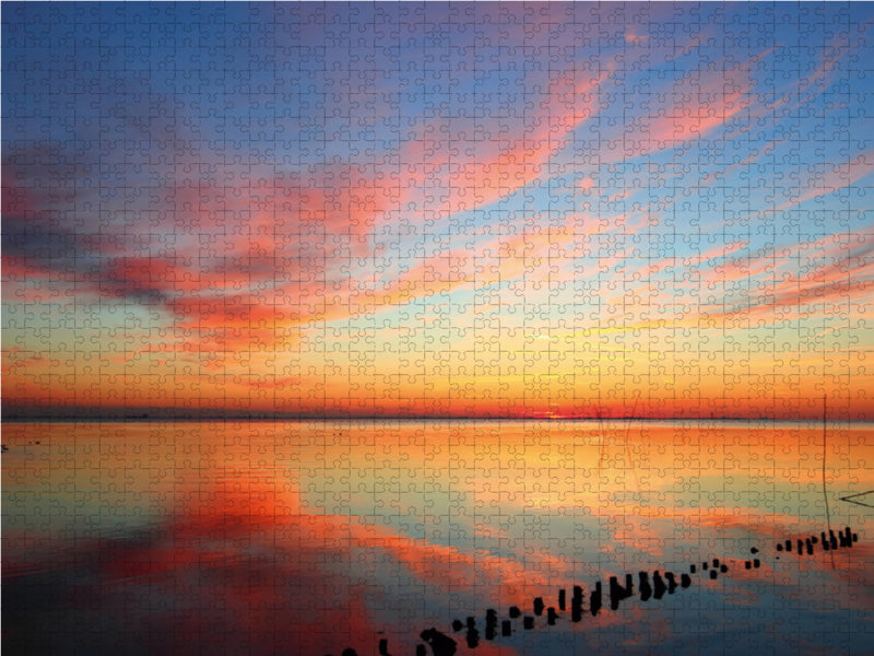 Sonnenuntergang 2000 Teile Puzzle quer - CALVENDO Foto-Puzzle'