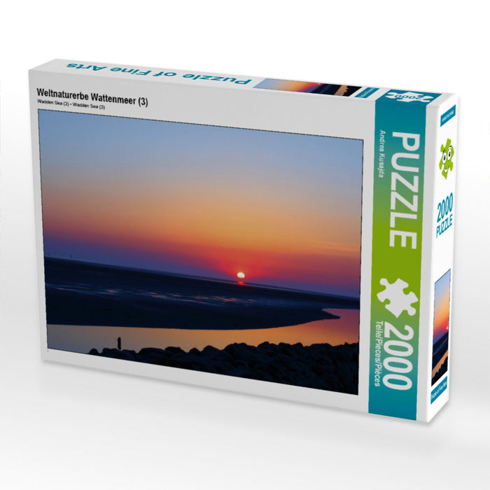 Weltnaturerbe Wattenmeer (3) 2000 Teile Puzzle quer - CALVENDO Foto-Puzzle'