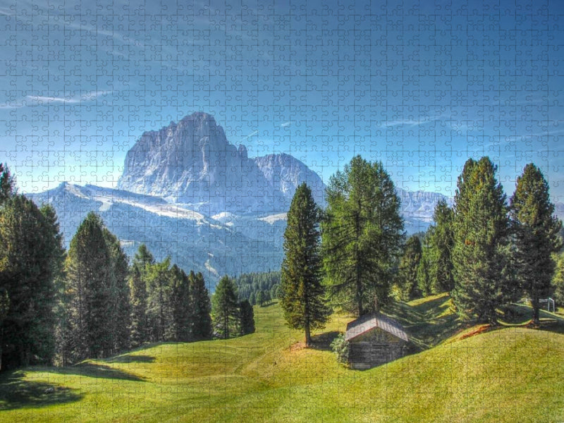 Langkofel - Gröden - 3181 Hm - CALVENDO Foto-Puzzle'