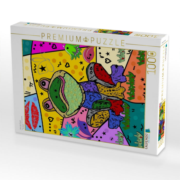 Kevin der Frosch - CALVENDO Foto-Puzzle'
