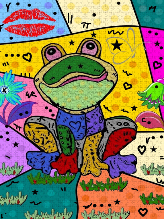 Kevin der Frosch - CALVENDO Foto-Puzzle'