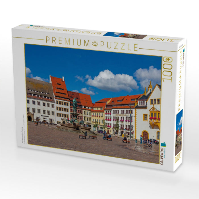 Am Obermarkt in Freiberg - CALVENDO Foto-Puzzle'