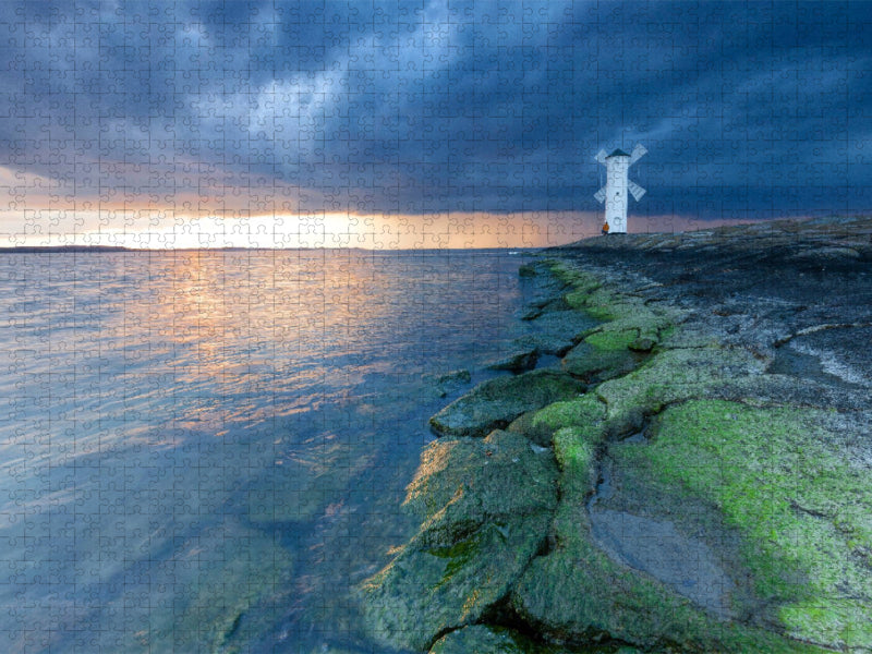 Mühlenbake Swinemünde - CALVENDO Foto-Puzzle'