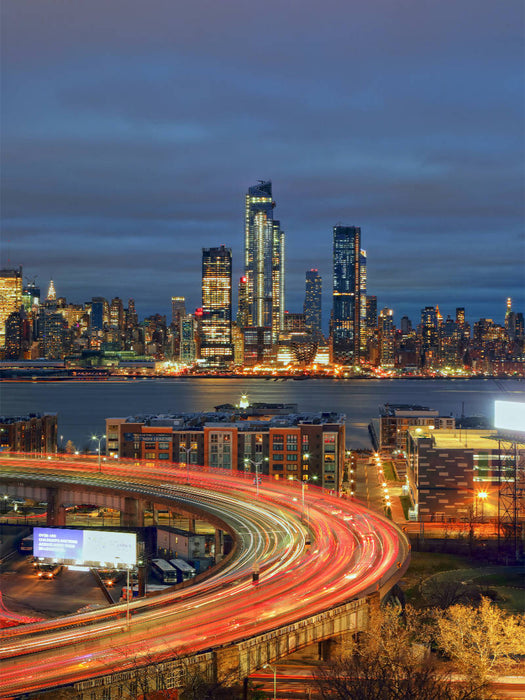 Blick von New Jersey auf Hudson Yards - CALVENDO Foto-Puzzle'