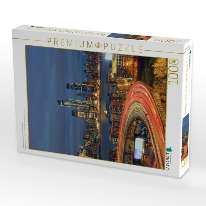 Blick von New Jersey auf Hudson Yards - CALVENDO Foto-Puzzle'