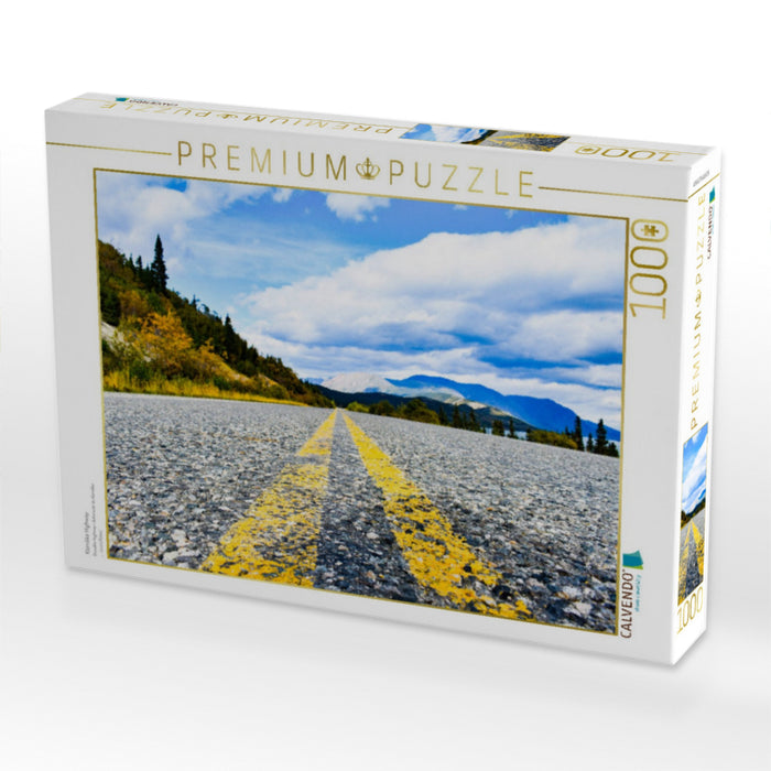 Klondike Highway - CALVENDO Foto-Puzzle'
