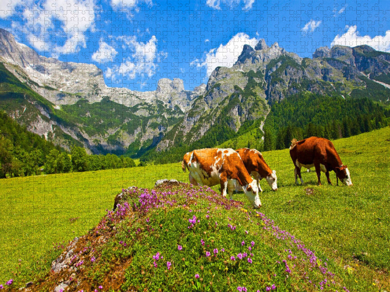 Ein Motiv aus dem Kalender Grüße aus Werfenweng - CALVENDO Foto-Puzzle'