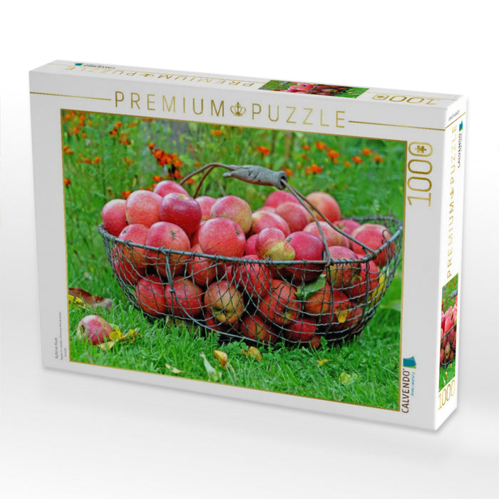 Äpfel im Korb - CALVENDO Foto-Puzzle'