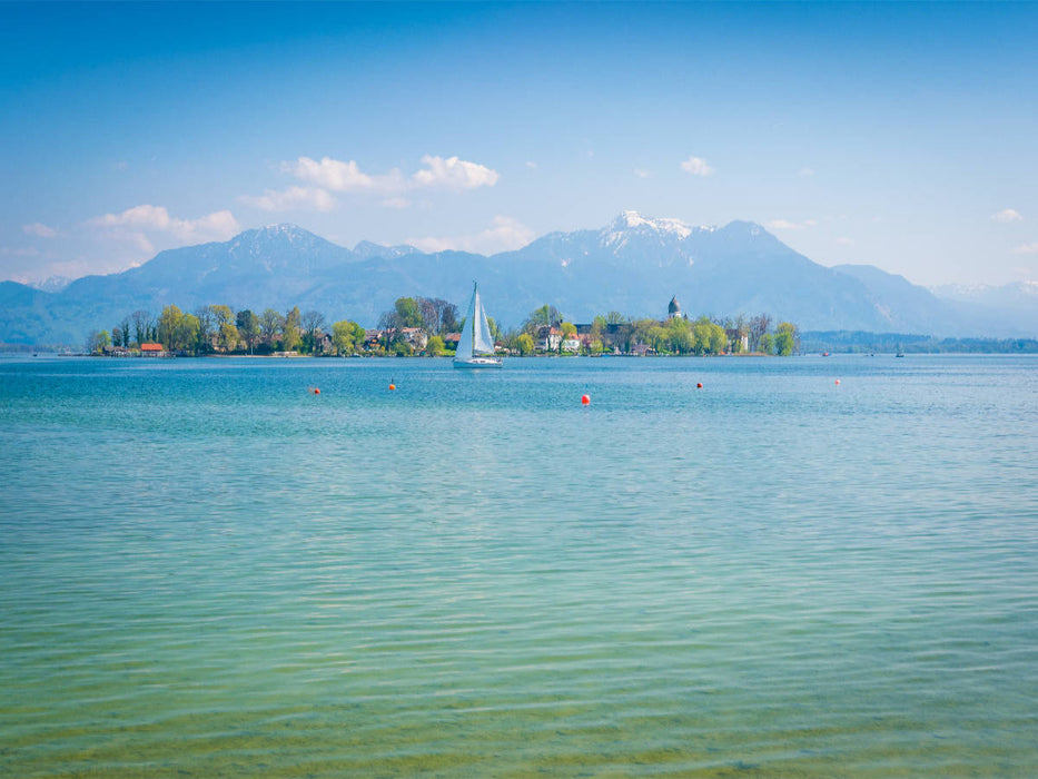 Fraueninsel im Chiemsee - CALVENDO Foto-Puzzle'